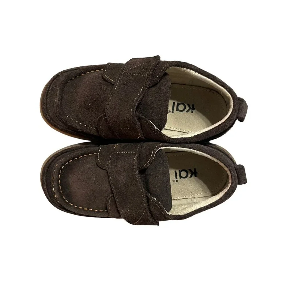 Kai Sz 12 Brown Suede Leather Dress Shoes